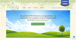 Desktop Screenshot of completehealthproducts.com.au